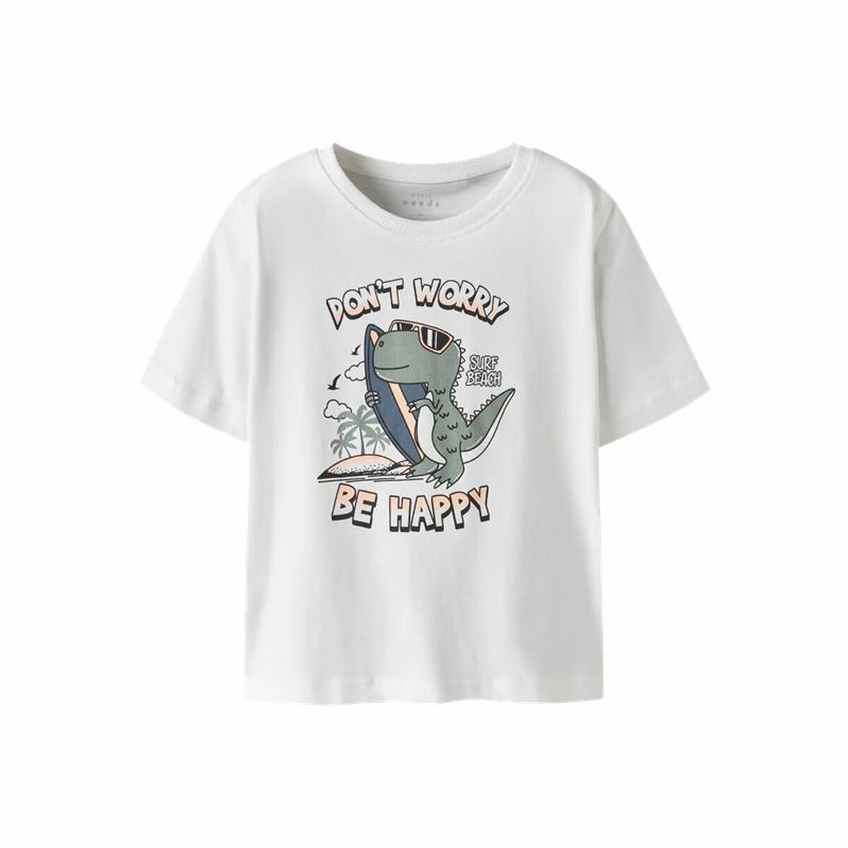 Barn T-shirt med kortärm Name It Nmmvagno Loose