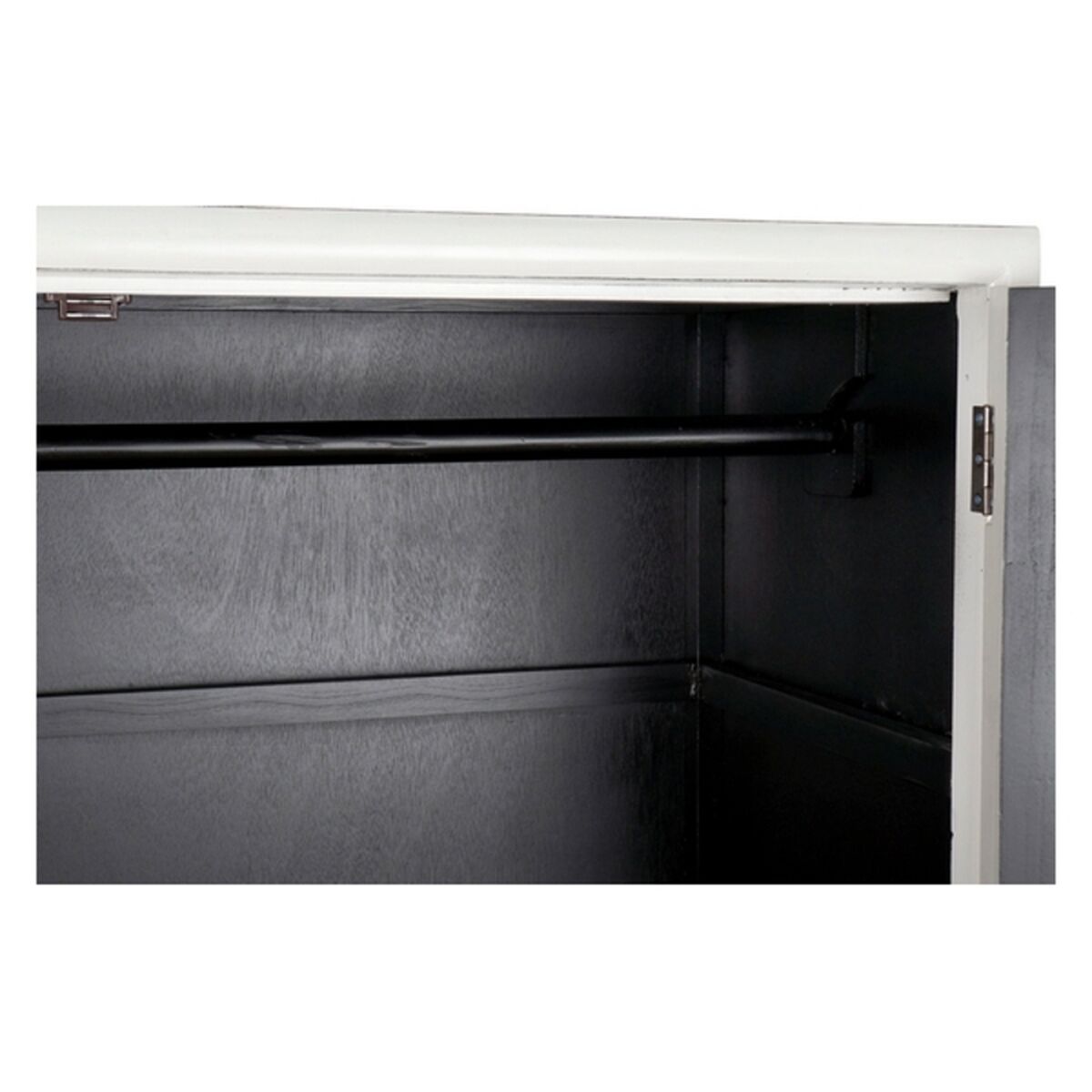 Skåp DKD Home Decor Vit Gyllene Metall Poppel 120 x 50 x 175 cm - 7