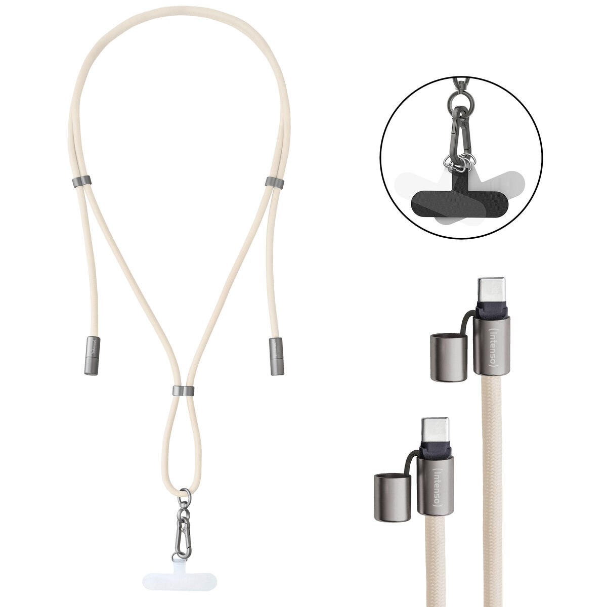 USB-C till USB-C Kabel INTENSO 7991001 Beige