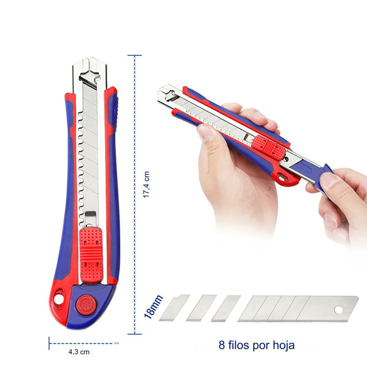 Brytbladskniv Workpro Rostfritt stål - 7