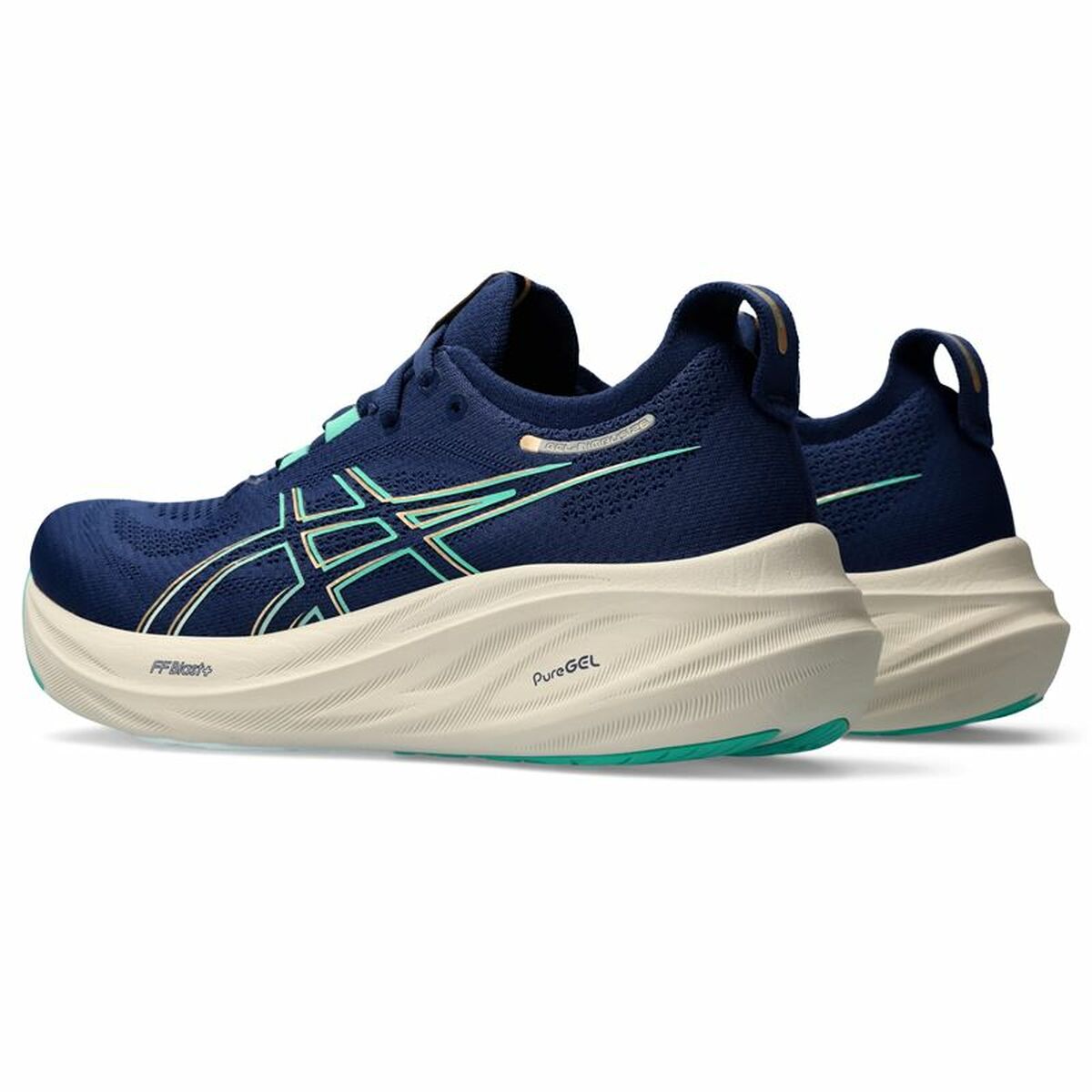 Gymnastiksko, Dam Asics Gel-Nimbus 26 Blå - 6