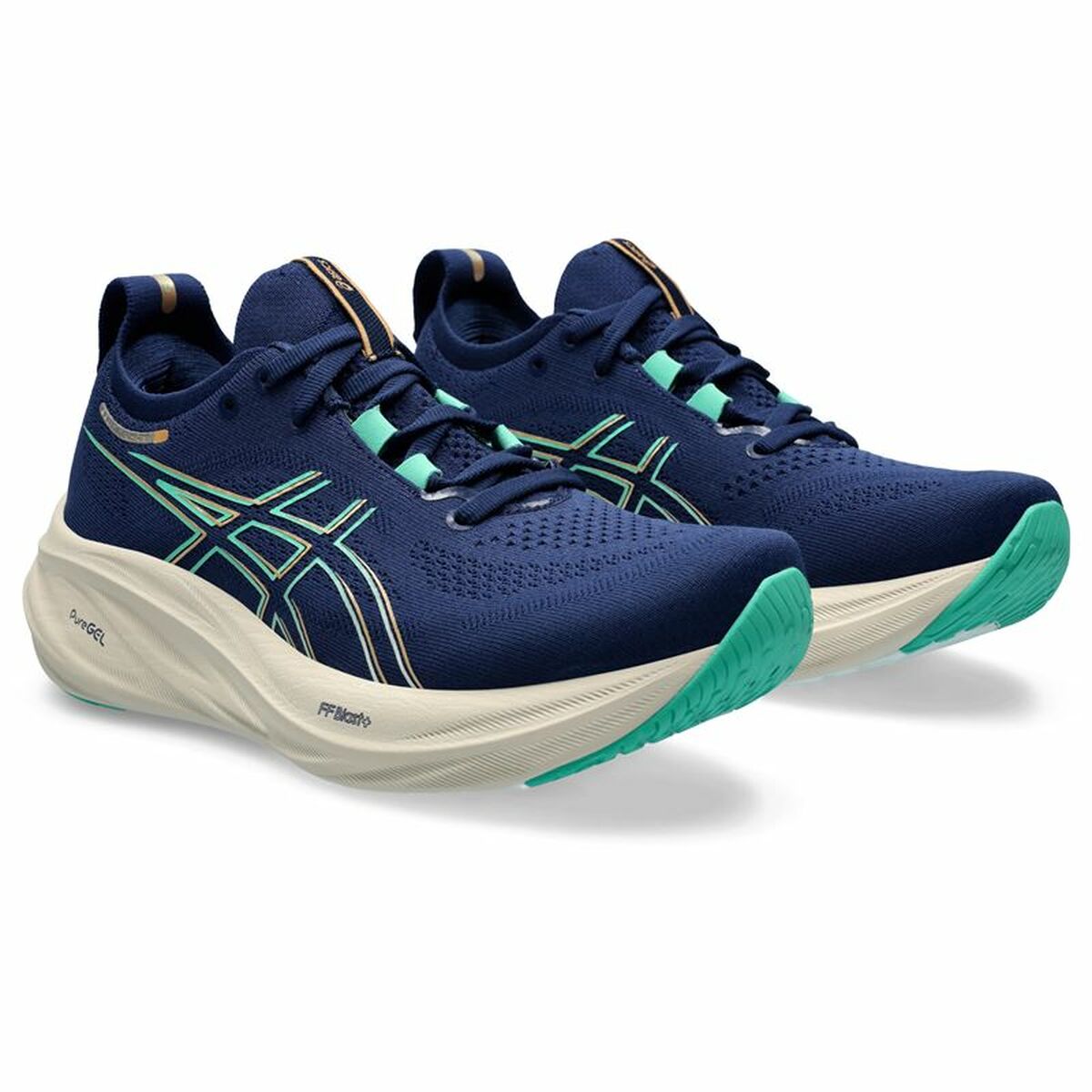 Gymnastiksko, Dam Asics Gel-Nimbus 26 Blå - 5