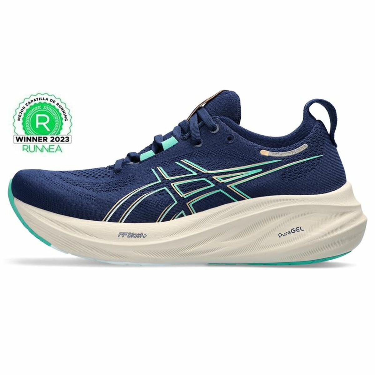 Gymnastiksko, Dam Asics Gel-Nimbus 26 Blå - 2