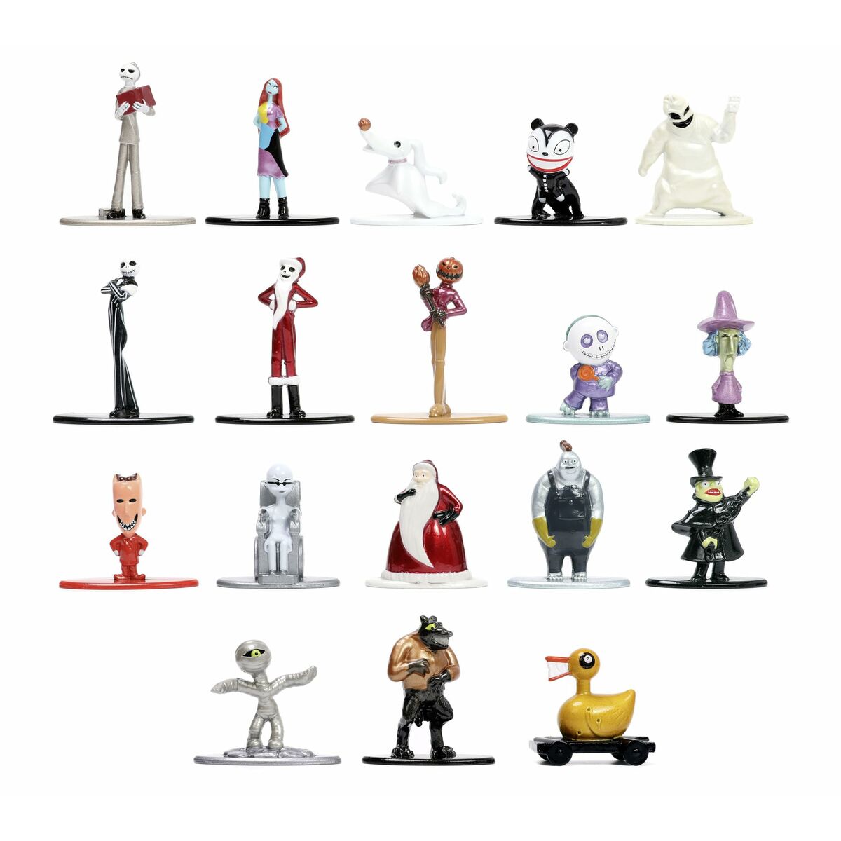 Sats med figurer The Nightmare Before Christmas 4 cm 18 Delar - 3