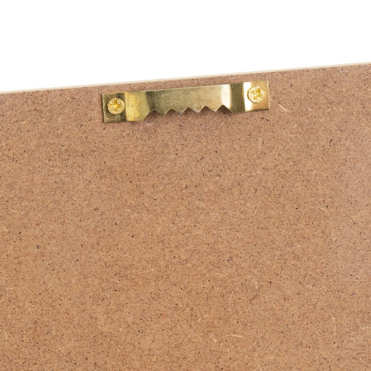 Väggmonterad rockhängare Vit Naturell Metall Järn Trä MDF 40 x 4 x 18 cm - 4