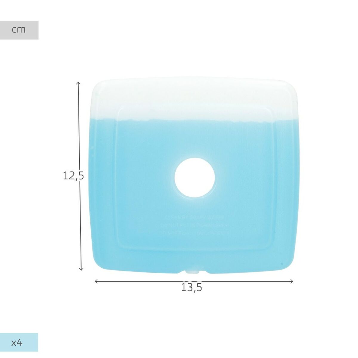 Isklamp Aktive Blå 13,5 x 12,5 x 1,5 cm (12 antal) - 4