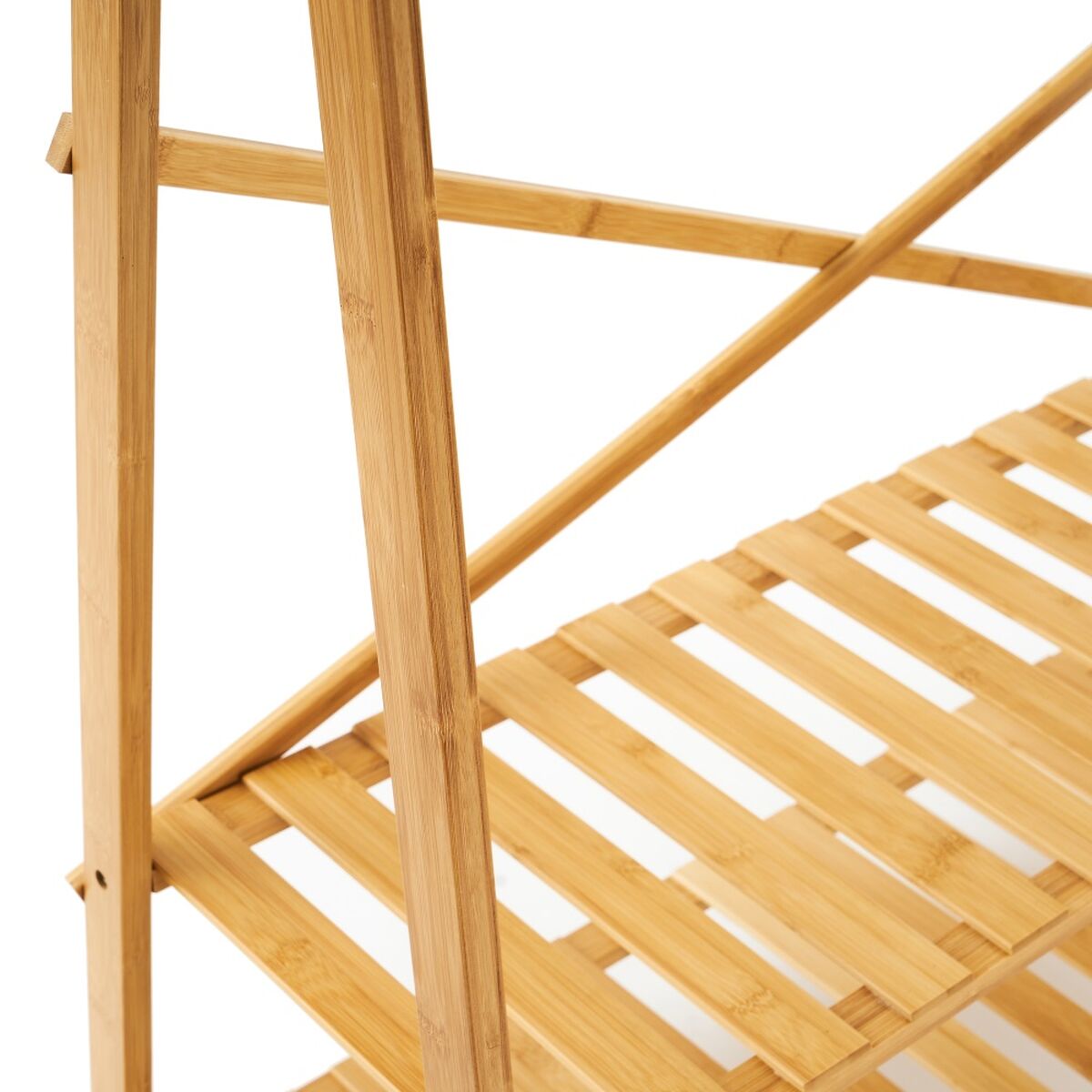 Klädhängare Naturell Bambu 100 x 43 x 160 cm - 3