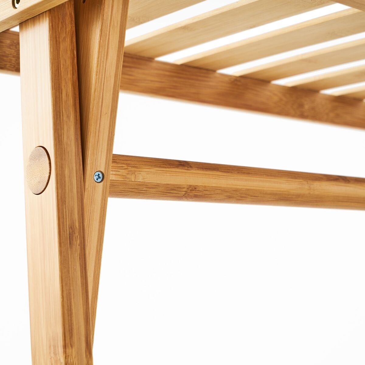 Klädhängare Naturell Bambu 100 x 43 x 160 cm - 5
