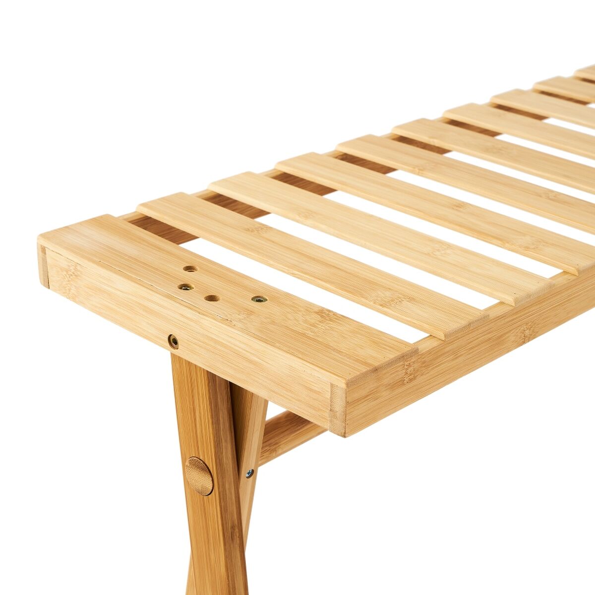 Klädhängare Naturell Bambu 100 x 43 x 160 cm - 4