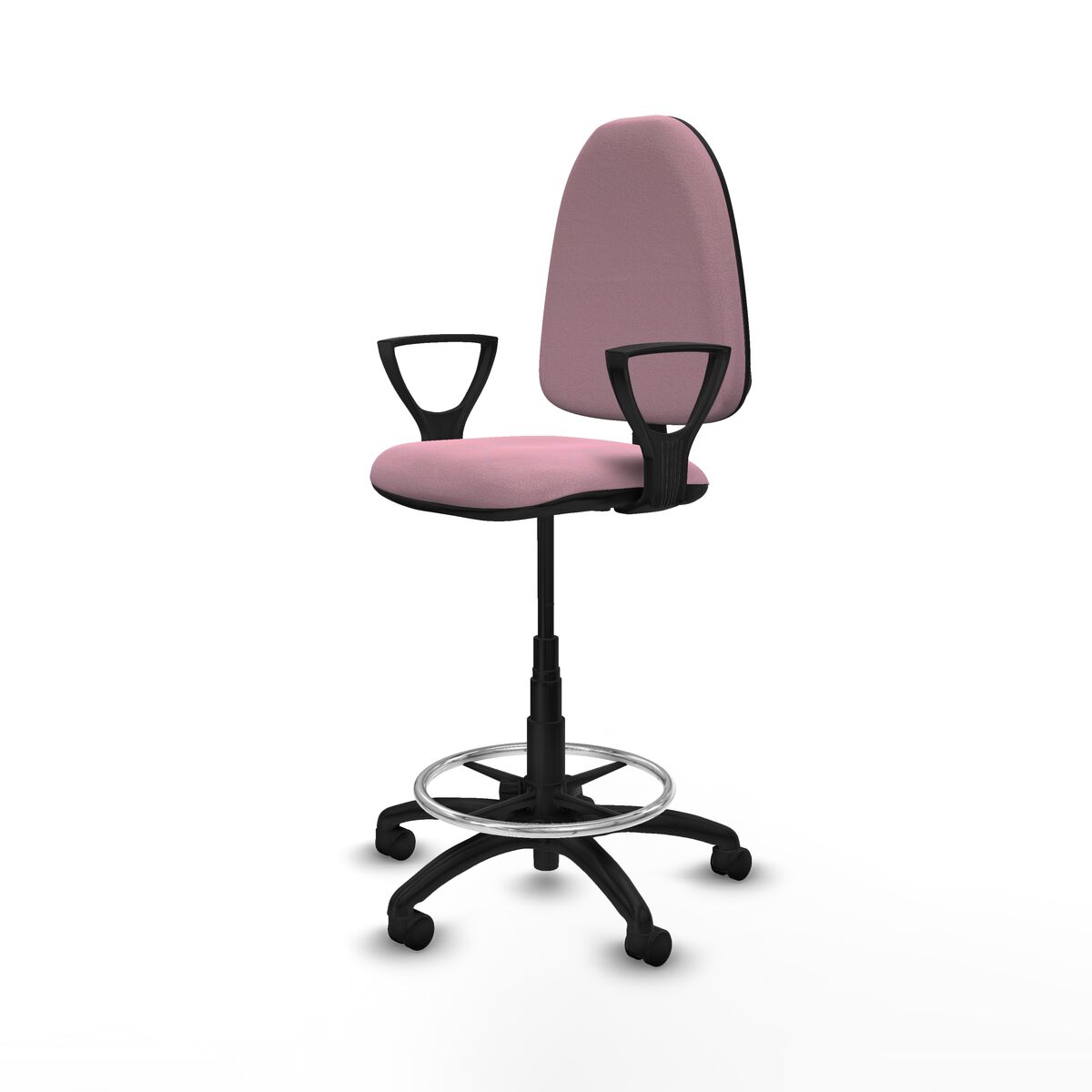 Kontorsstol Piqueras y Crespo BFN01RN Rosa Hög - 2