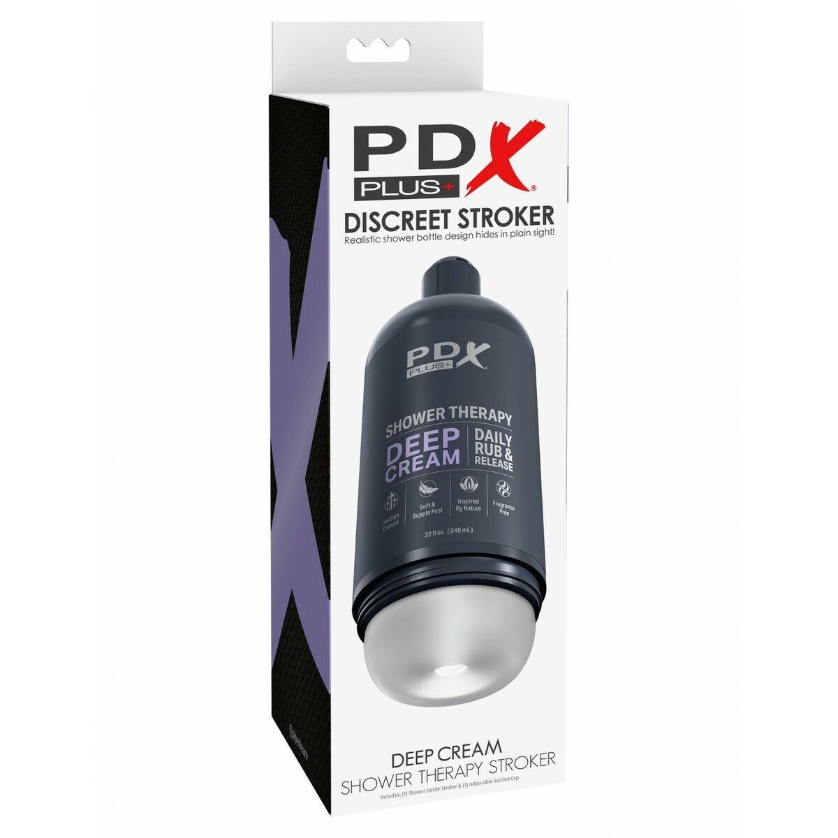 Endurance Jack Ass Pipedream DEEP CREAM CLEAR - 2