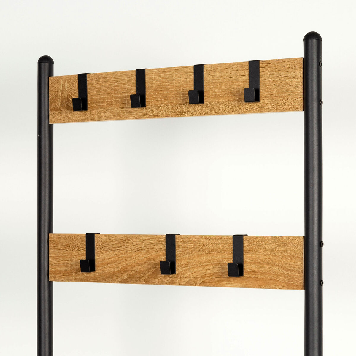 Klädhängare med hylla Max Home Stål Melamin spånskiva Minimalistisk 60 x 175 x 40 cm - 3