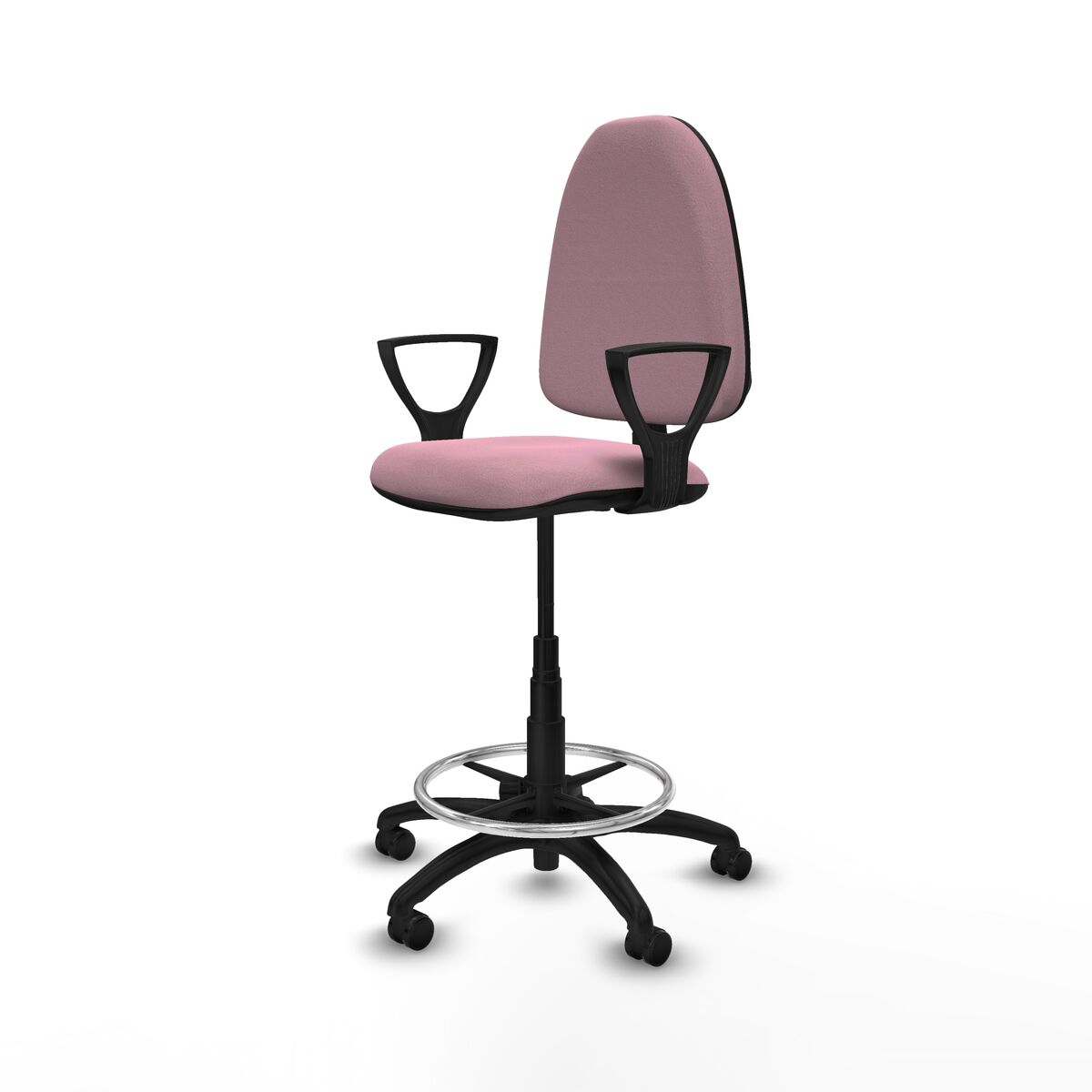 Kontorsstol Piqueras y Crespo BFN01RP Rosa Hög - 2
