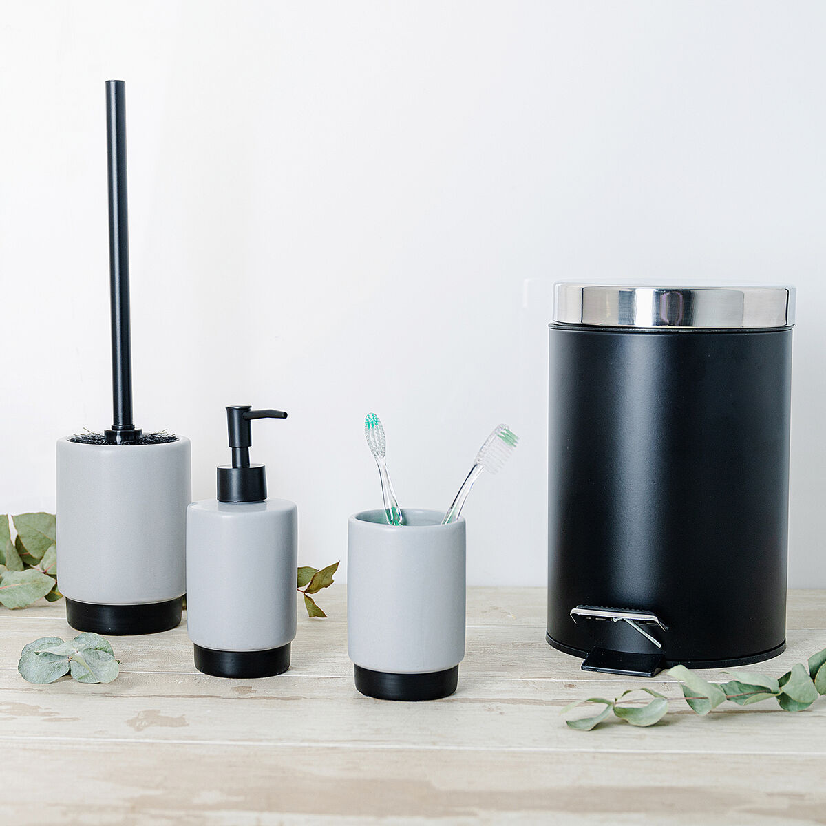 Tvåldispenser Quid Cabinet Grå Keramik - 2