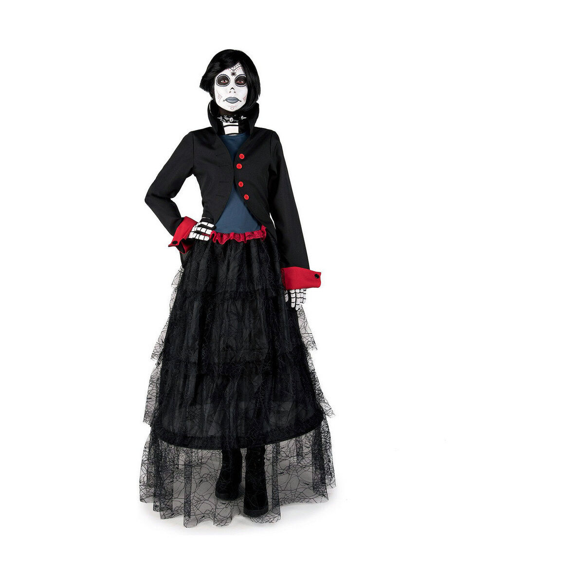 Maskeraddräkt vuxna My Other Me Zoe 9 Delar Catrina - 5