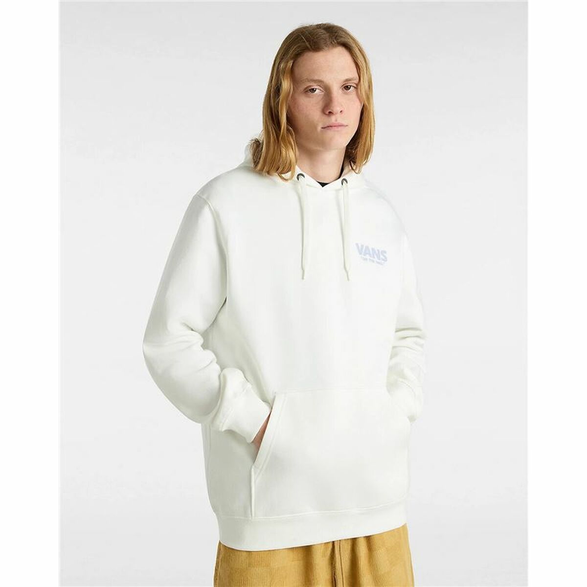 Tröja med huva Unisex Vans Beer Float Po Marshmallow Vit - 3