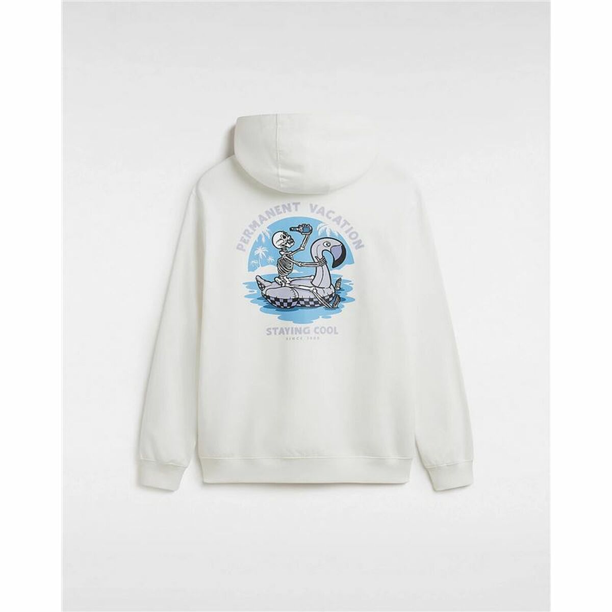 Tröja med huva Unisex Vans Beer Float Po Marshmallow Vit - 2