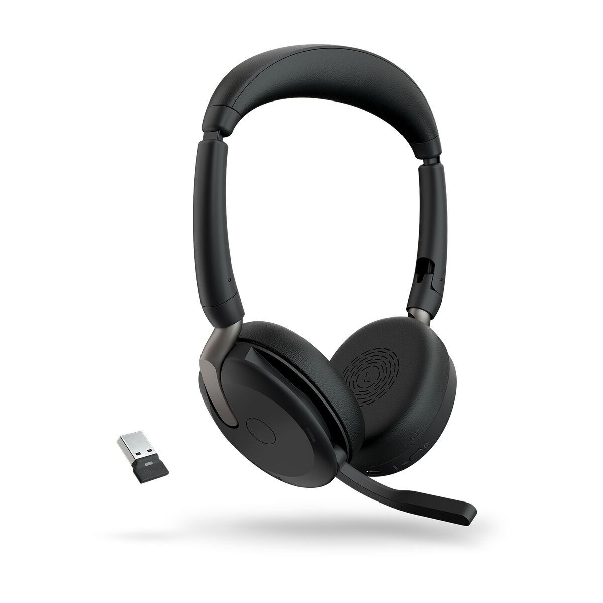 Bluetooth Hörlurar med Mikrofon Jabra Evolve2 65 Flex Svart - 3