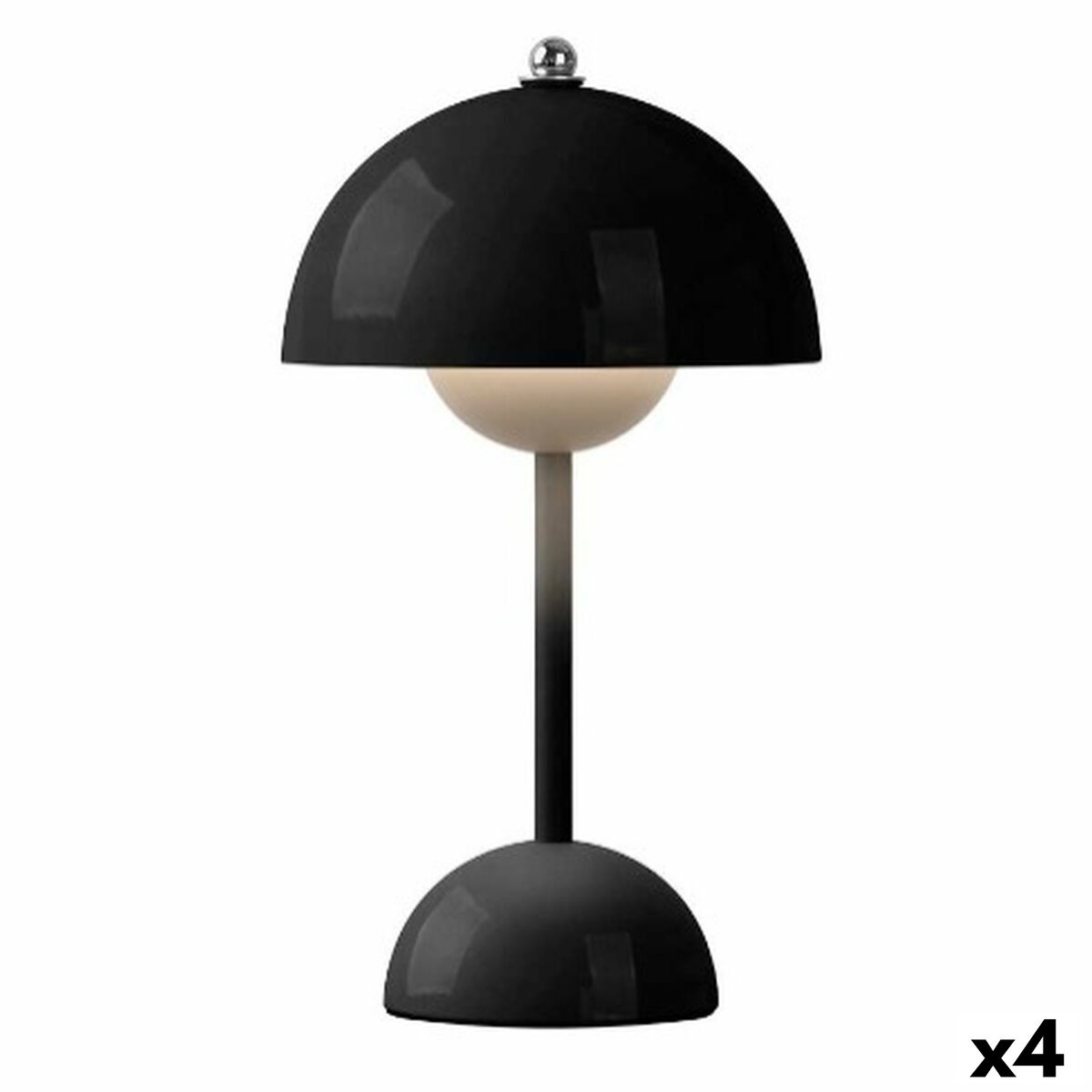 Bordslampa Gift Decor Svart 1,5 W Svamp (4 antal)