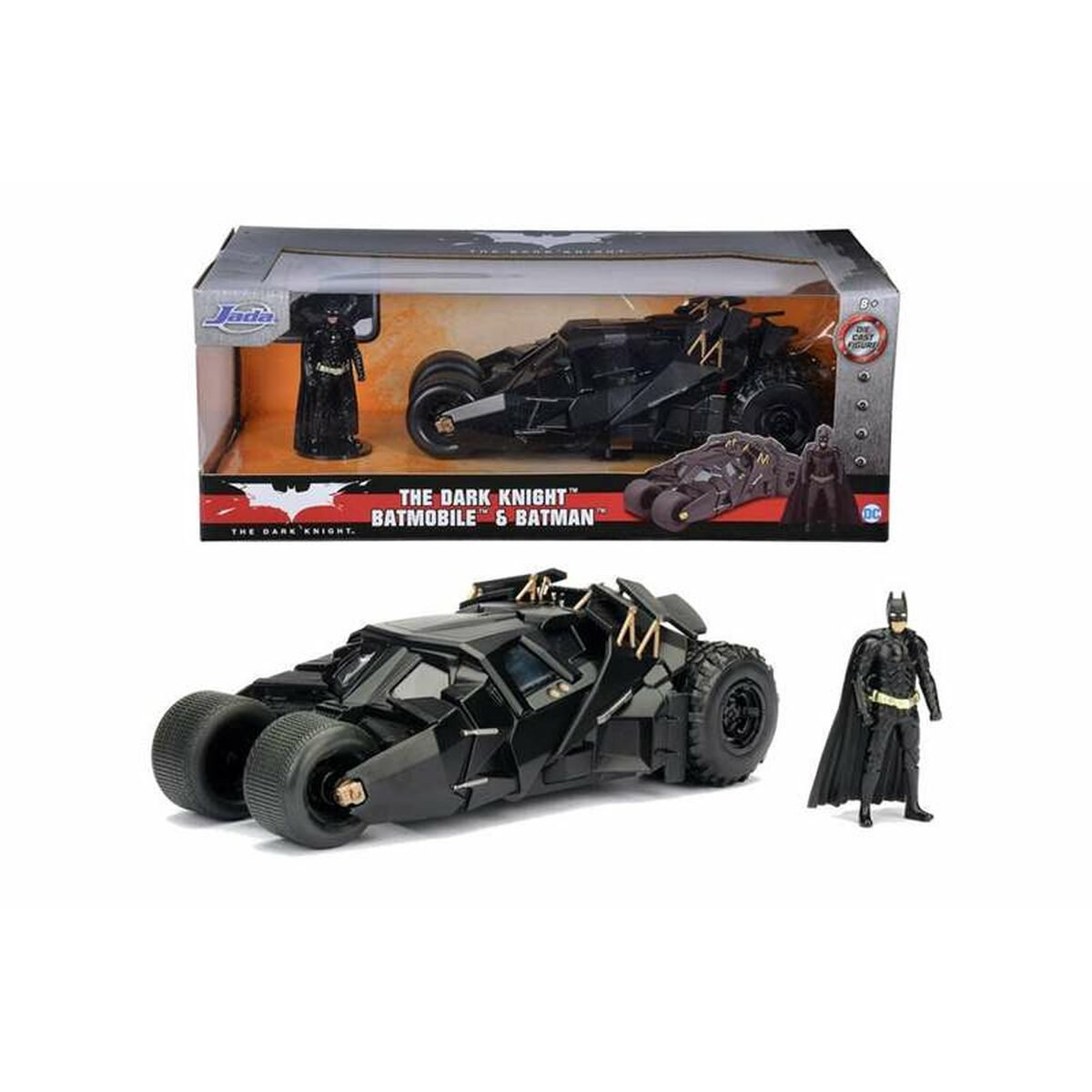 Playset Batman The dark knight - Batmobile & Batman 2 Delar - 2