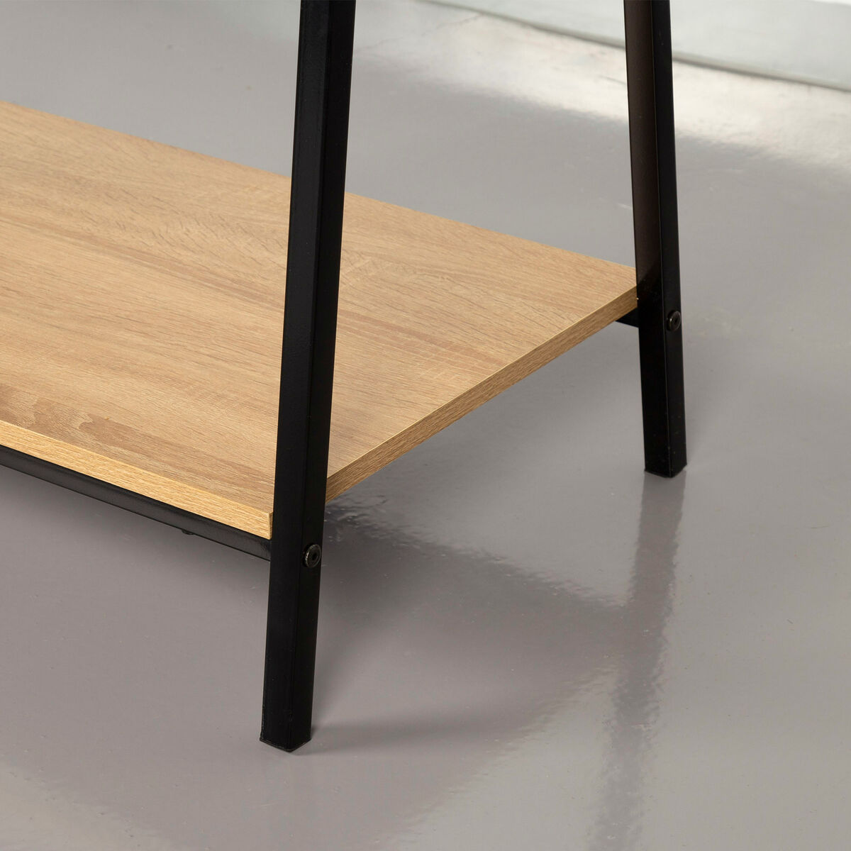 Klädhängare med hylla Max Home Stål Melamin spånskiva Minimalistisk 64 x 150 x 40 cm - 6