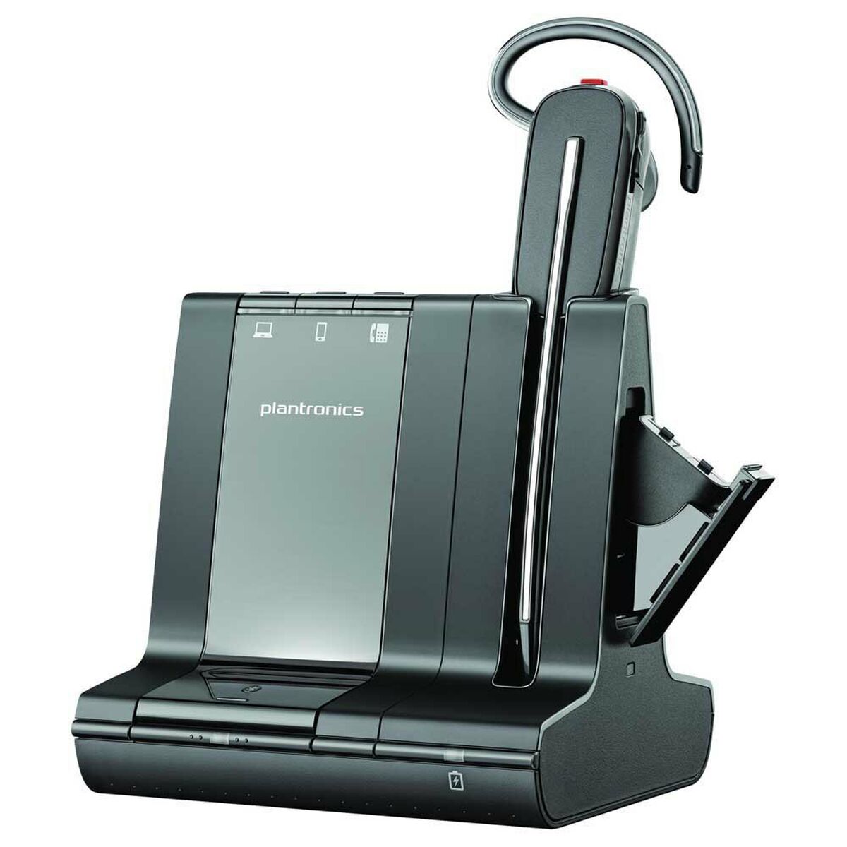 Hörlurar med Mikrofon Poly Savi 8245 Uc Svart