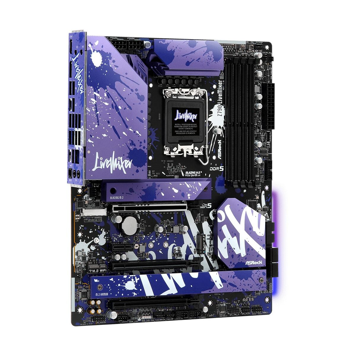 Moderkort ASRock Z790 LiveMixer LGA 1700 INTEL Z790 - 5
