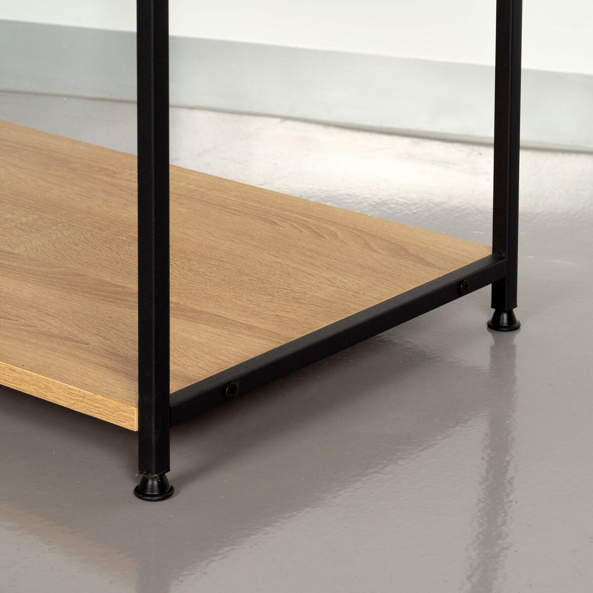 Klädhängare med hylla Max Home Stål Melamin spånskiva Minimalistisk 60 x 175 x 40 cm - 6