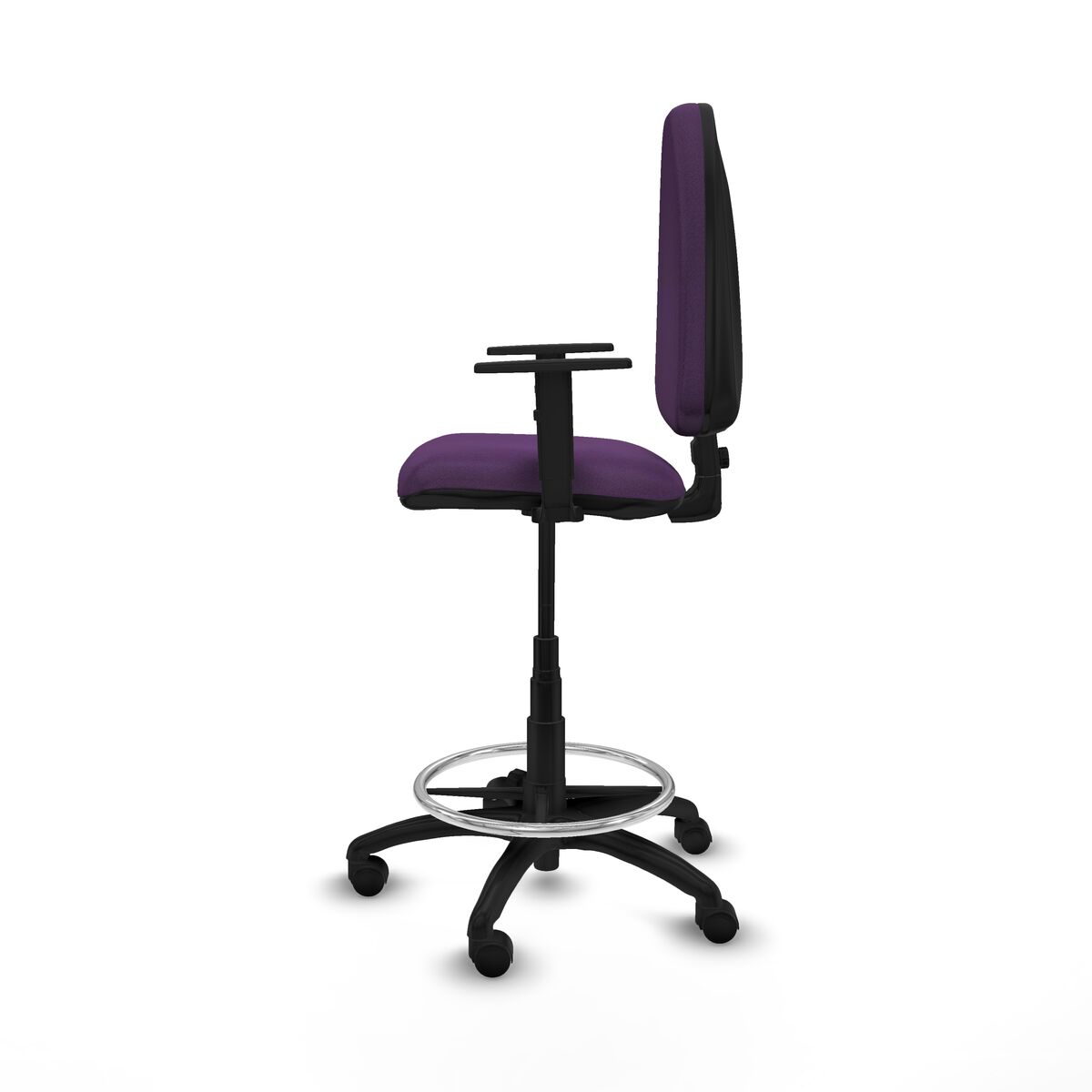Kontorsstol Piqueras y Crespo B1D01RN Purpur Hög - 3
