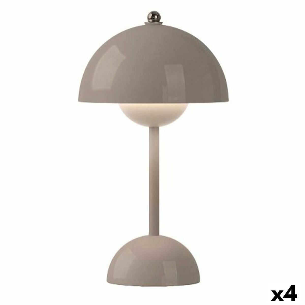 Bordslampa Gift Decor Grå 1,5 W Svamp (4 antal)