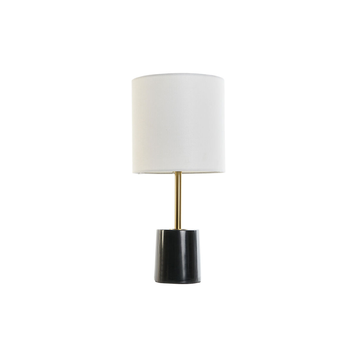 Bordslampa DKD Home Decor Vit Svart Metall Marmor 50 W 220 V 20 x 20 x 42 cm