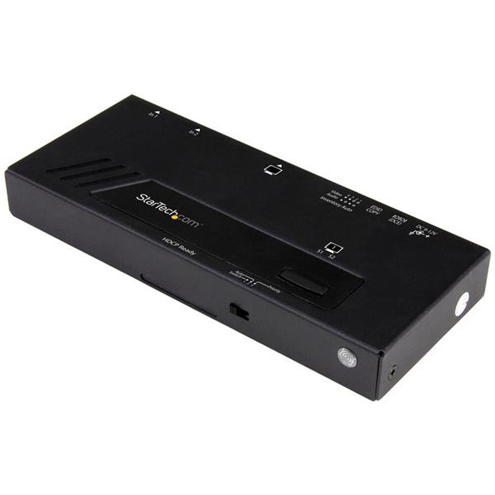 HDMI-Brytare Startech VS221HD4KA Blå Svart