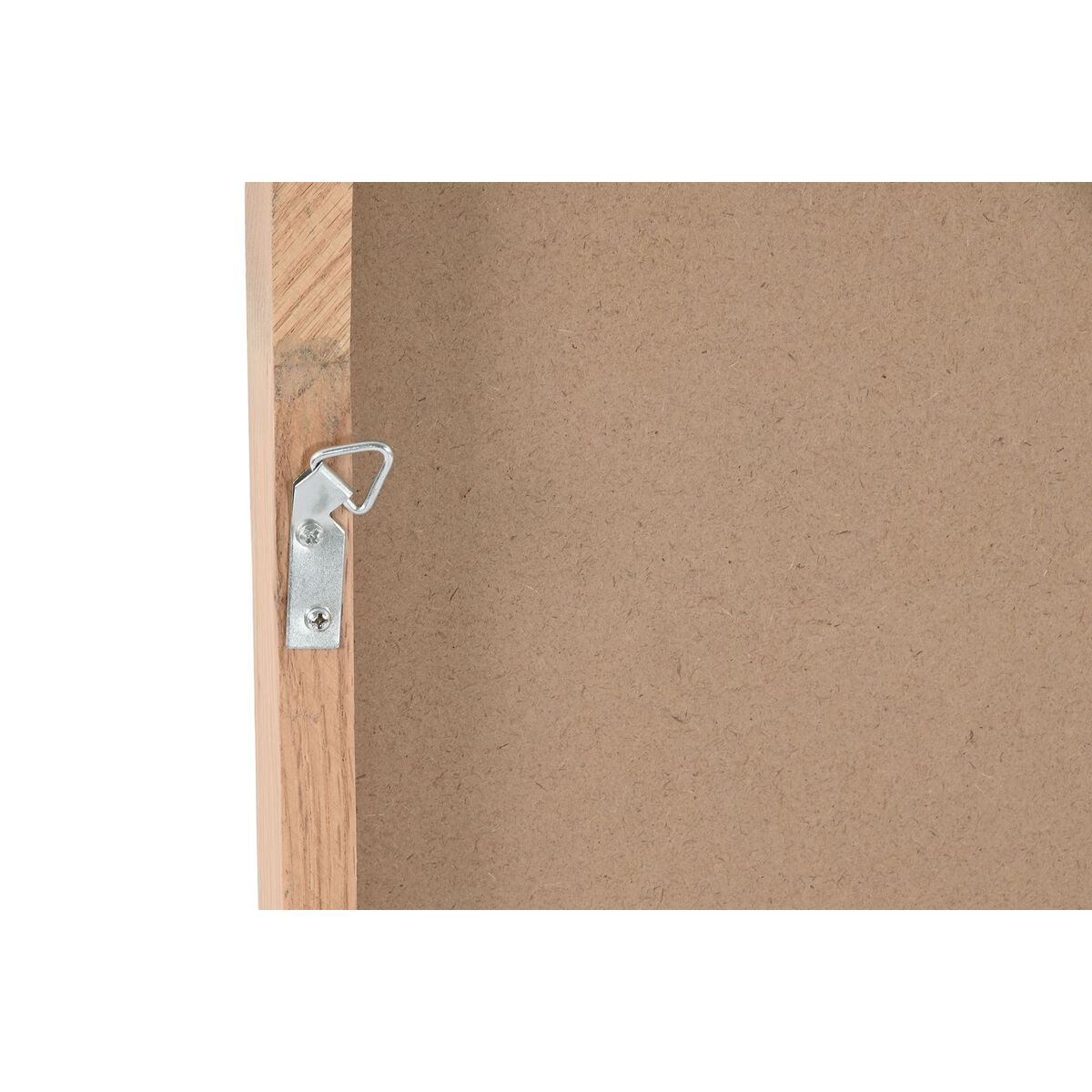 Väggspegel Home ESPRIT Naturell Scandi 60 x 5 x 60 cm - 4