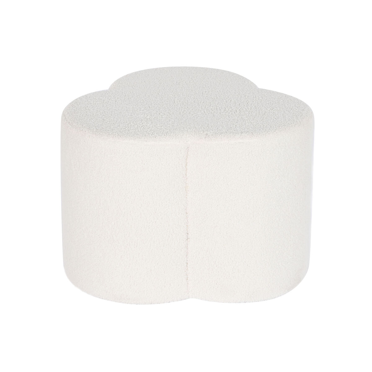 Fotpall DKD Home Decor Vit 53 x 53 x 40 cm