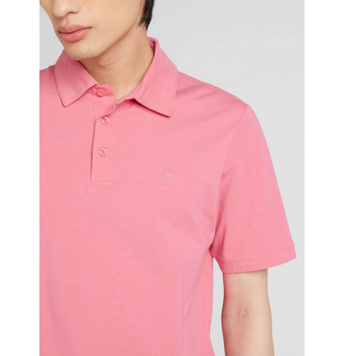Polotröja kortärmad Herr Jack & Jones JPRBLASPENCER SS POLO 12251349 Rosa - 3