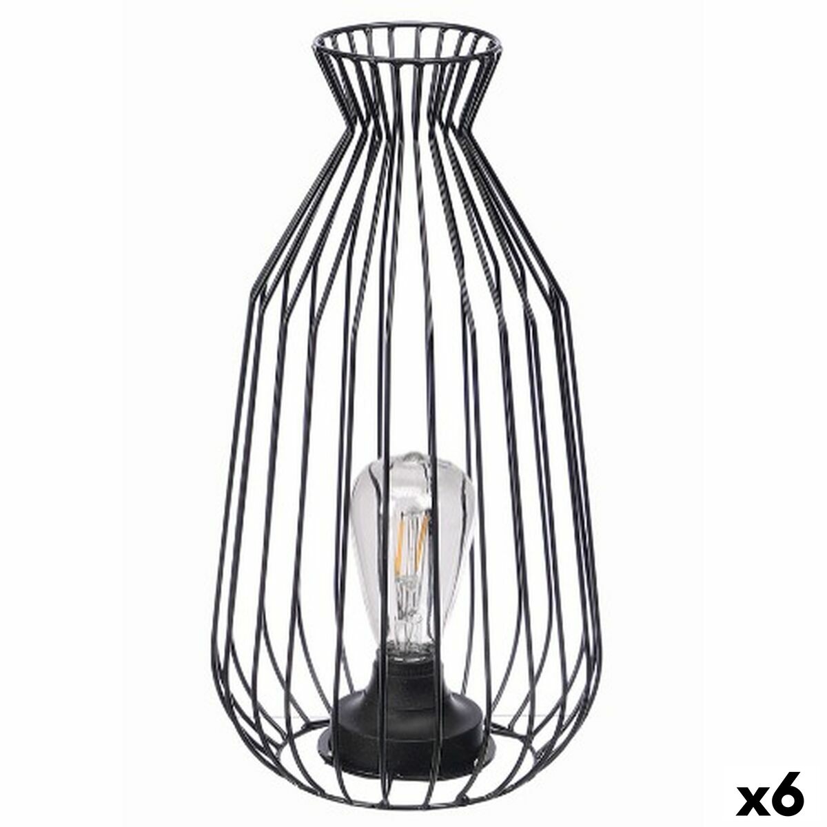 Bordslampa Gift Decor Svart (6 antal)