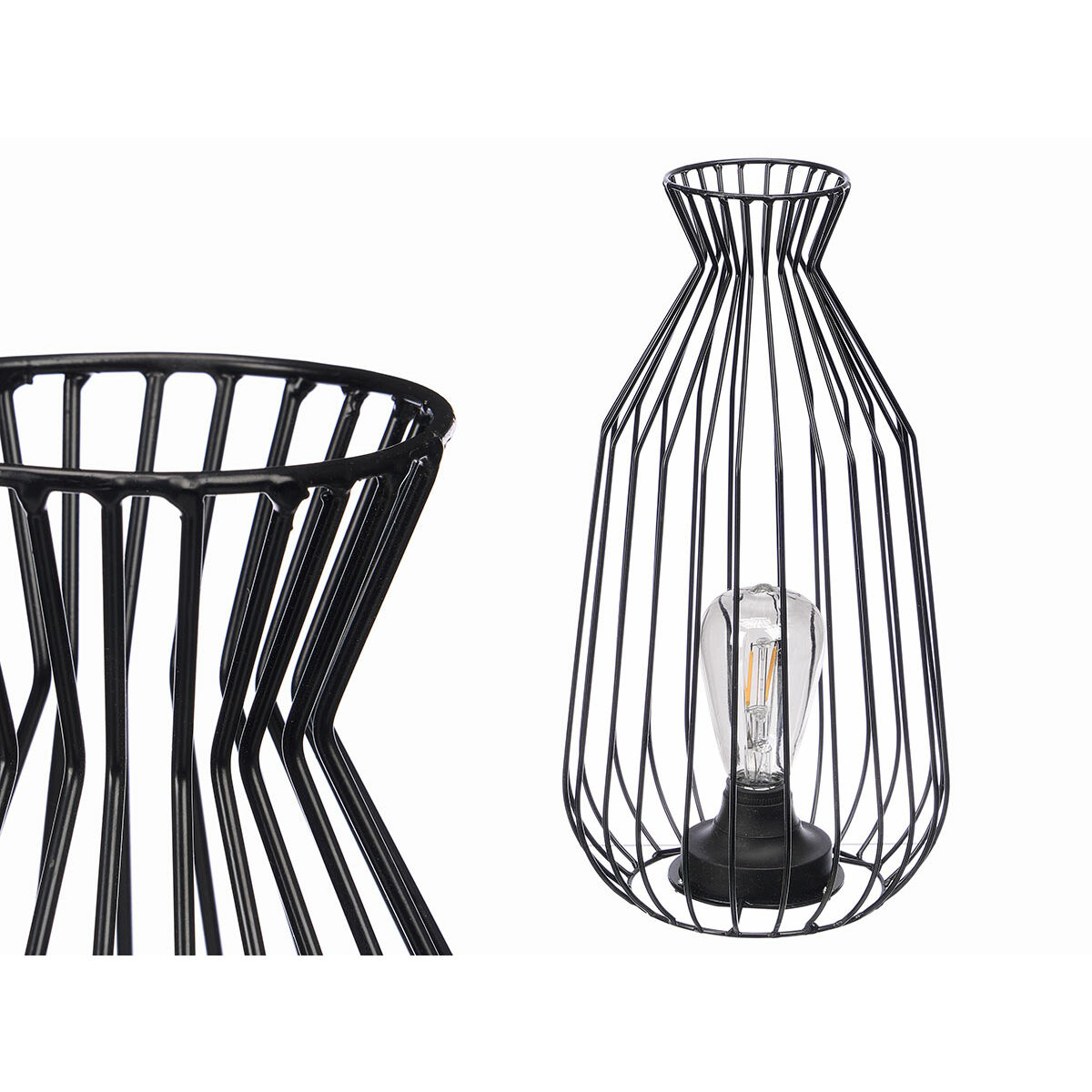 Bordslampa Gift Decor Svart (6 antal) - 3