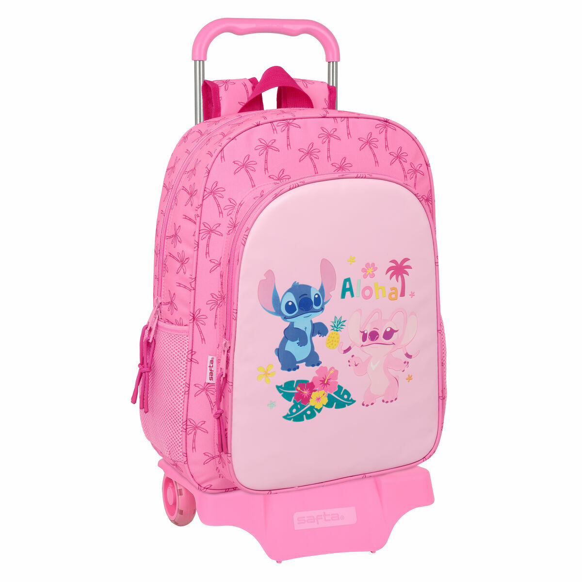 Skolryggsäck Lilo & Stitch Chill Rosa 33 x 42 x 14 cm
