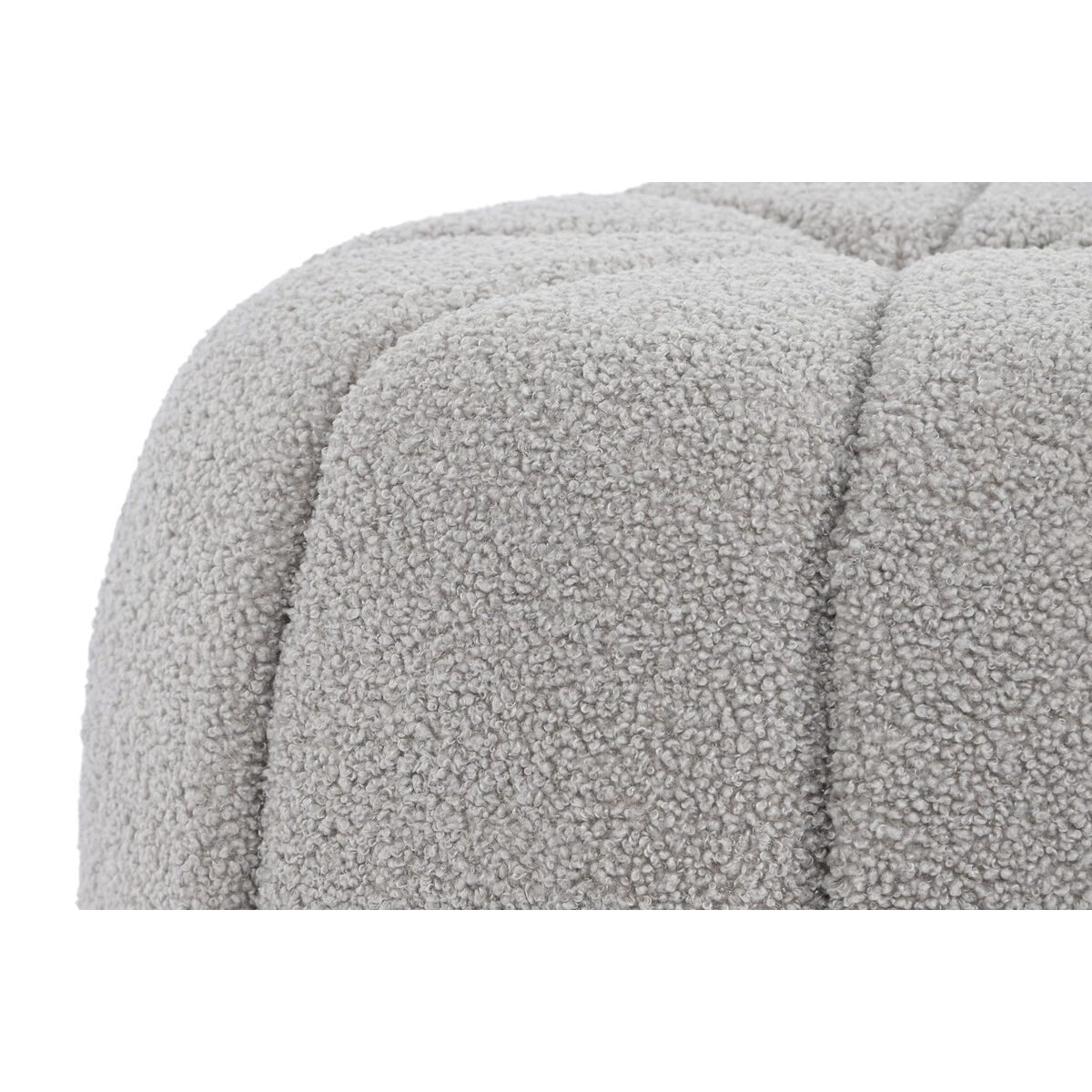 Fotpall DKD Home Decor Grå 50 x 50 x 38 cm - 4