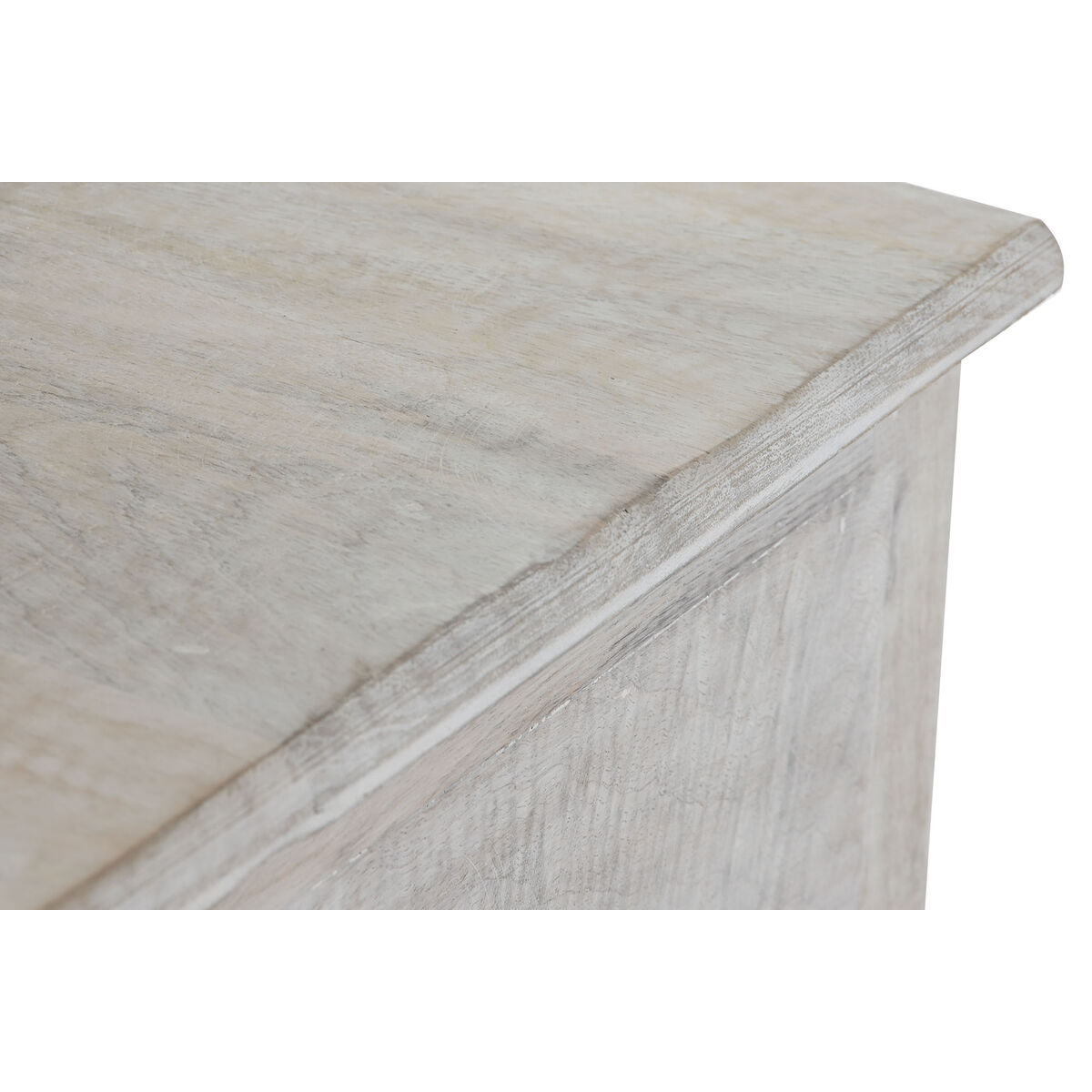 Kommod Home ESPRIT Vit Naturell Mangoträ Trä MDF 145 x 41 x 75 cm - 3