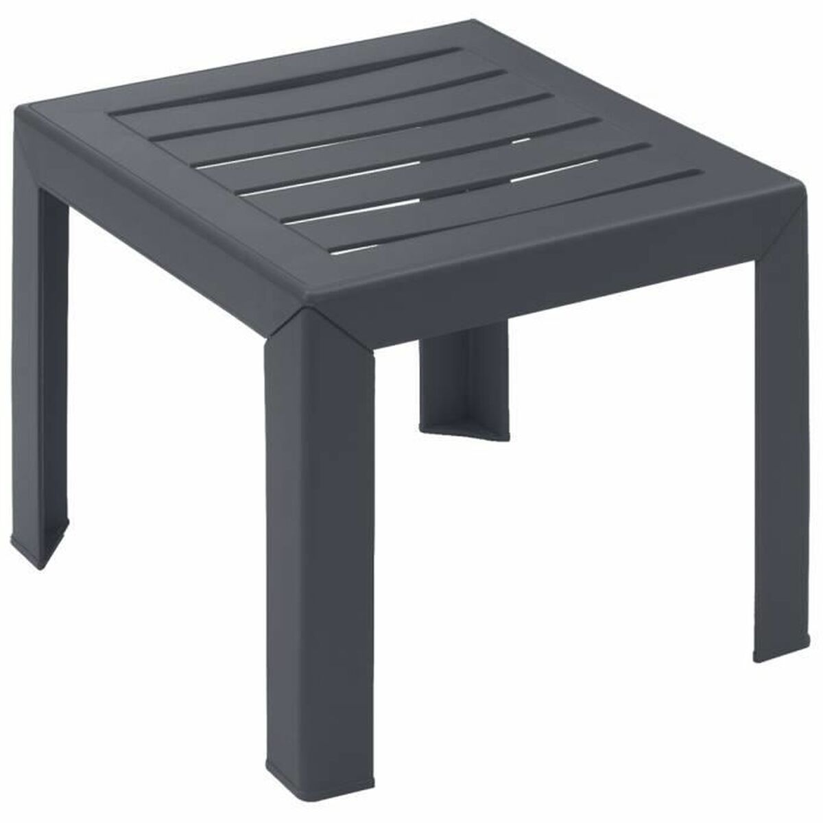 Sidobord Grosfillex Antracitgrå Harts Plast 40 x 40 x 35 cm