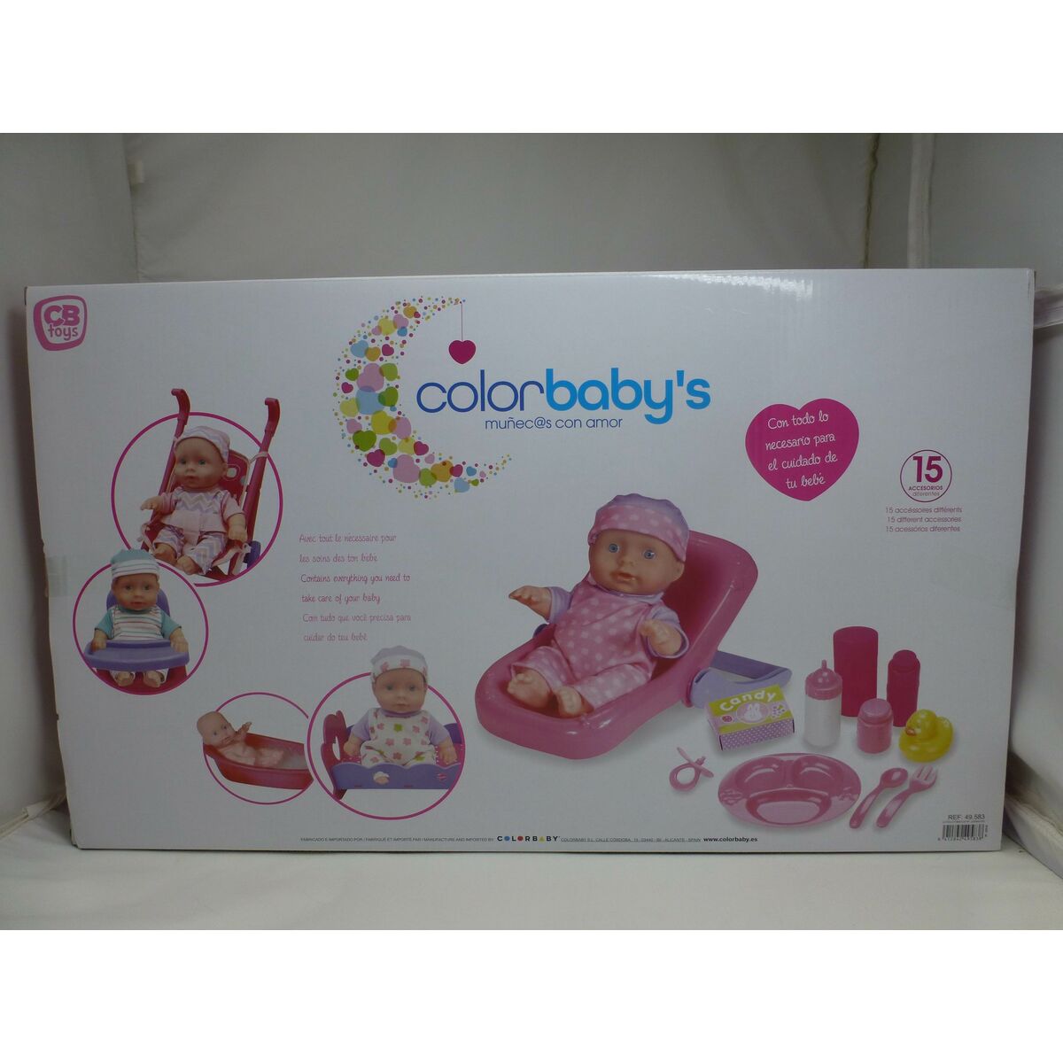 Docka tillbehör Colorbaby 2 antal - 7