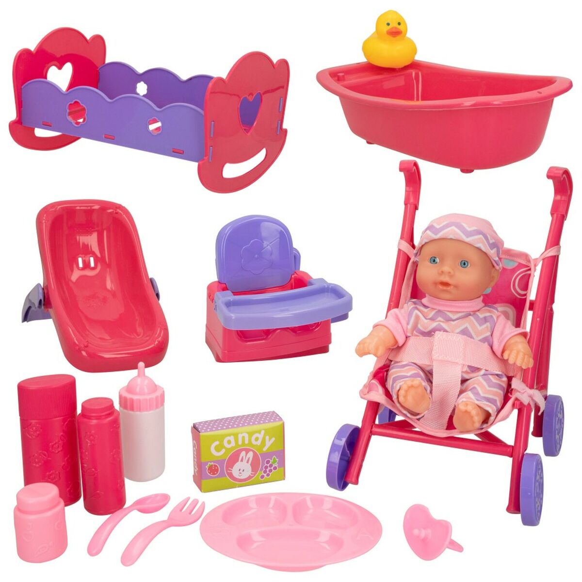 Docka tillbehör Colorbaby 2 antal - 2