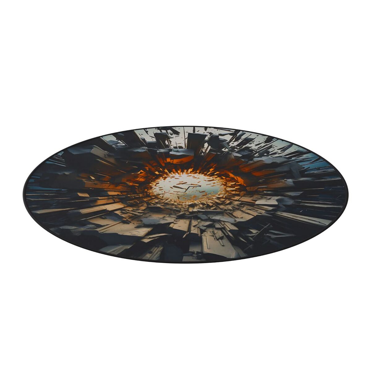 Musmatta Gaming Huzaro HZ-FLOORMAT 5.0 Svart Gummi