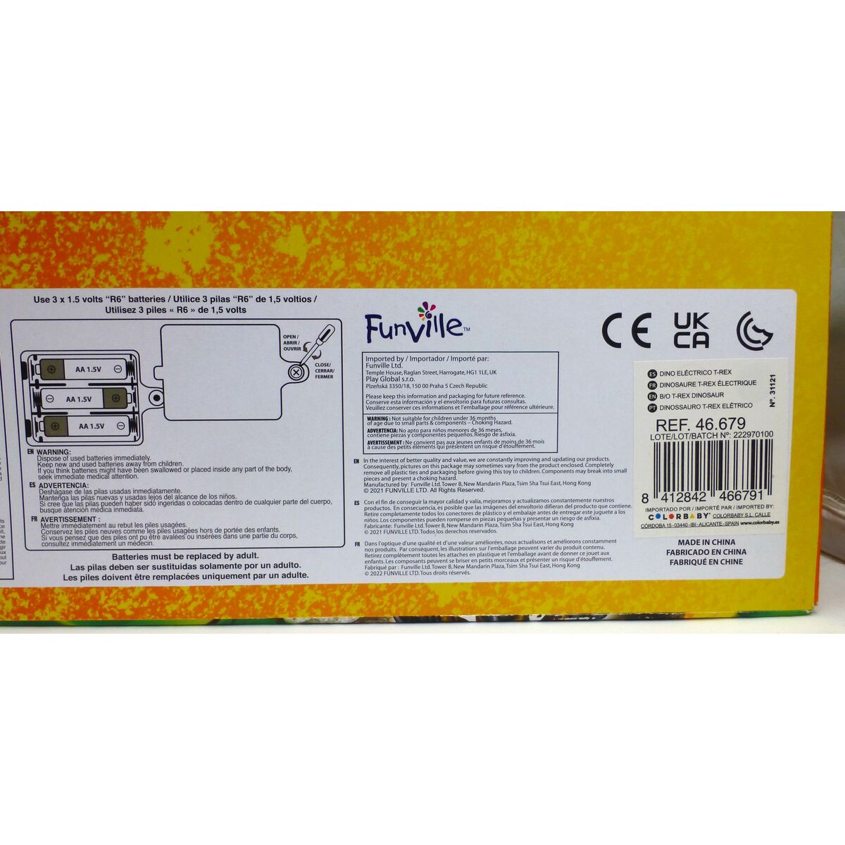 Dinosaurie Funville T-Rex 2 antal 45 x 28 x 15 cm - 10