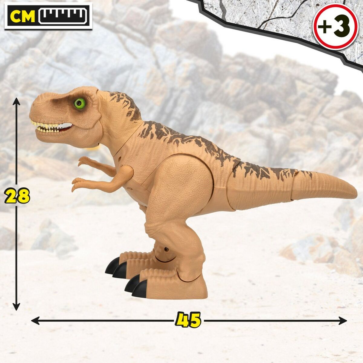 Dinosaurie Funville T-Rex 2 antal 45 x 28 x 15 cm - 2