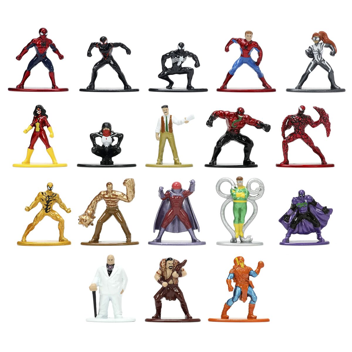 Sats med figurer Spider-Man 4 cm 18 Delar - 2