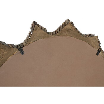Väggspegel Home ESPRIT Naturell Speglar Stammar Tropiskt 120 x 8 x 120 cm