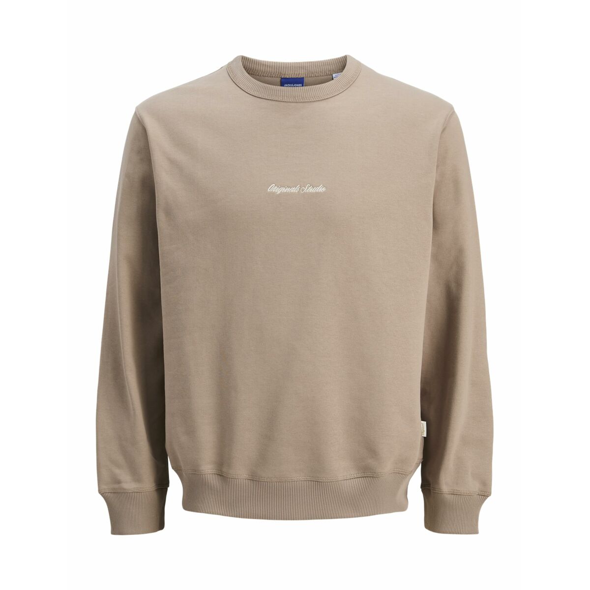 Tröja utan huva Herr Jack & Jones JORNORREBRO EMB SWEAT CREW NOOS 12282893 Brun