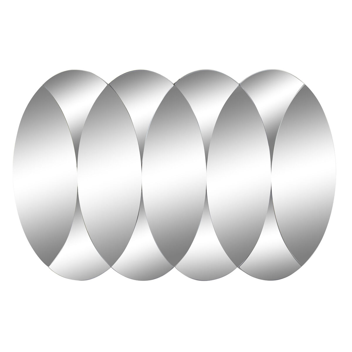 Väggspegel DKD Home Decor Svart Modern Cirklar 120 x 2 x 80 cm - 3